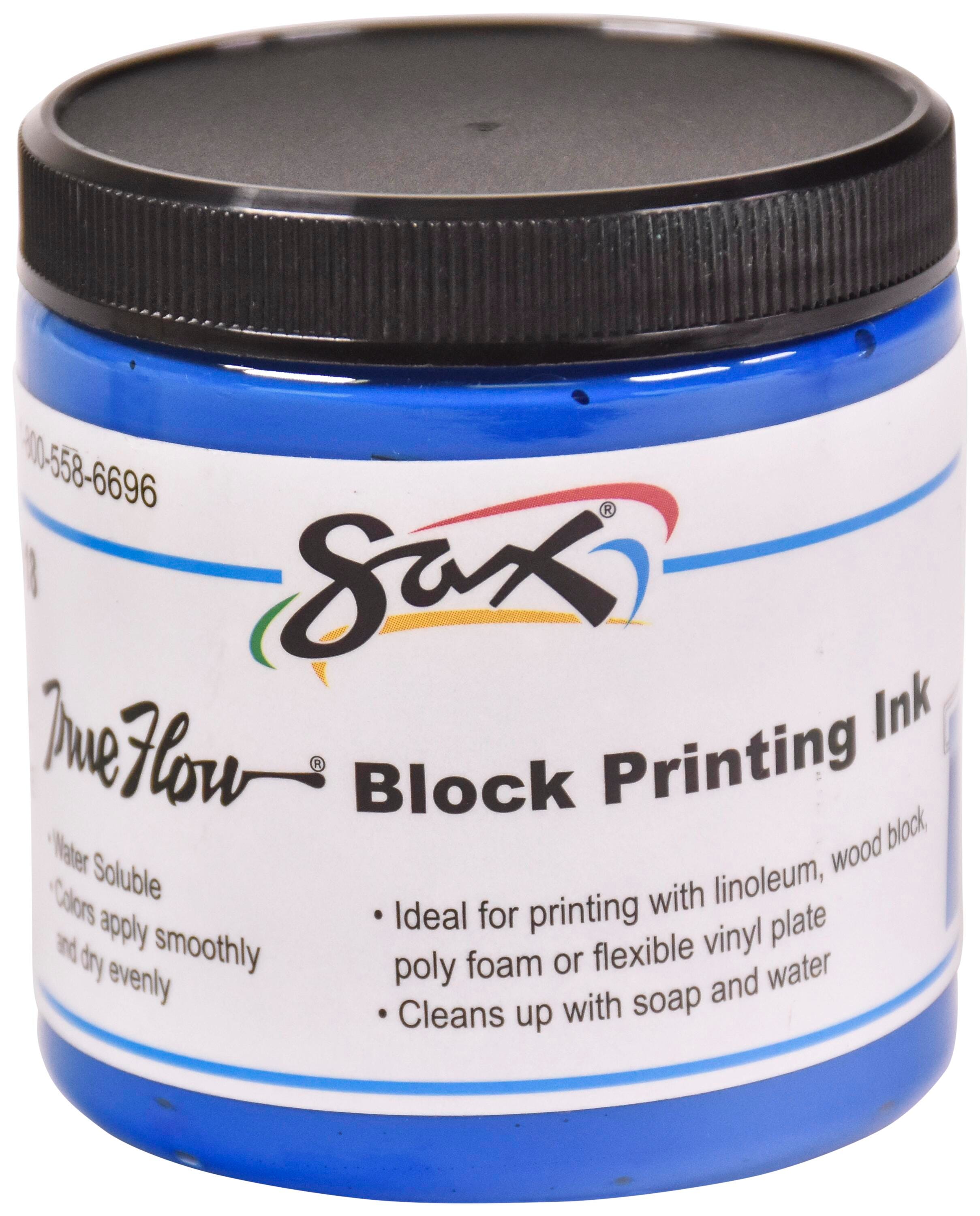 INK BLOCK PRINTING SAX 8 OZ PRIMARY BLUE