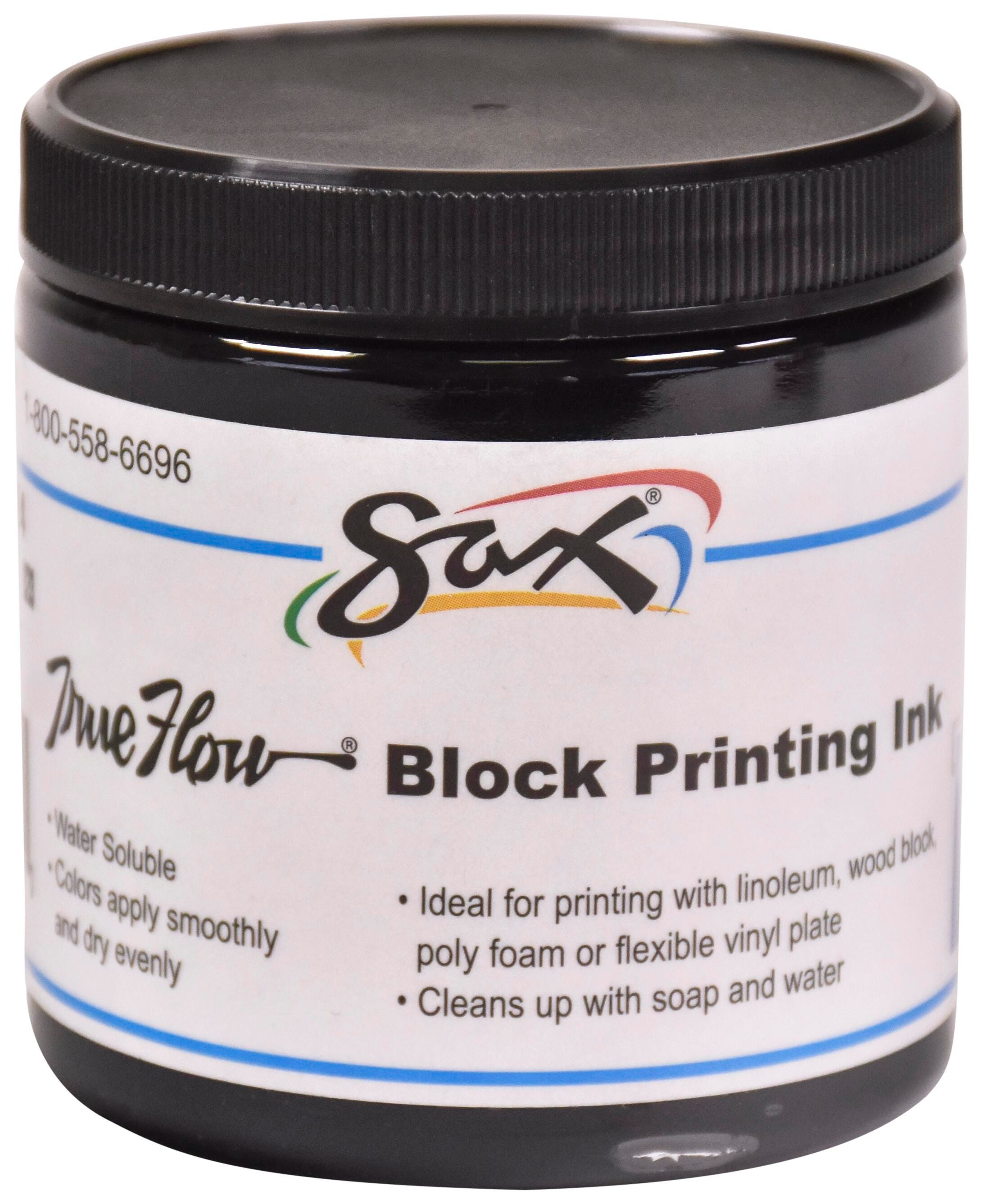 INK BLOCK PRINTING SAX 8 OZ BLACK