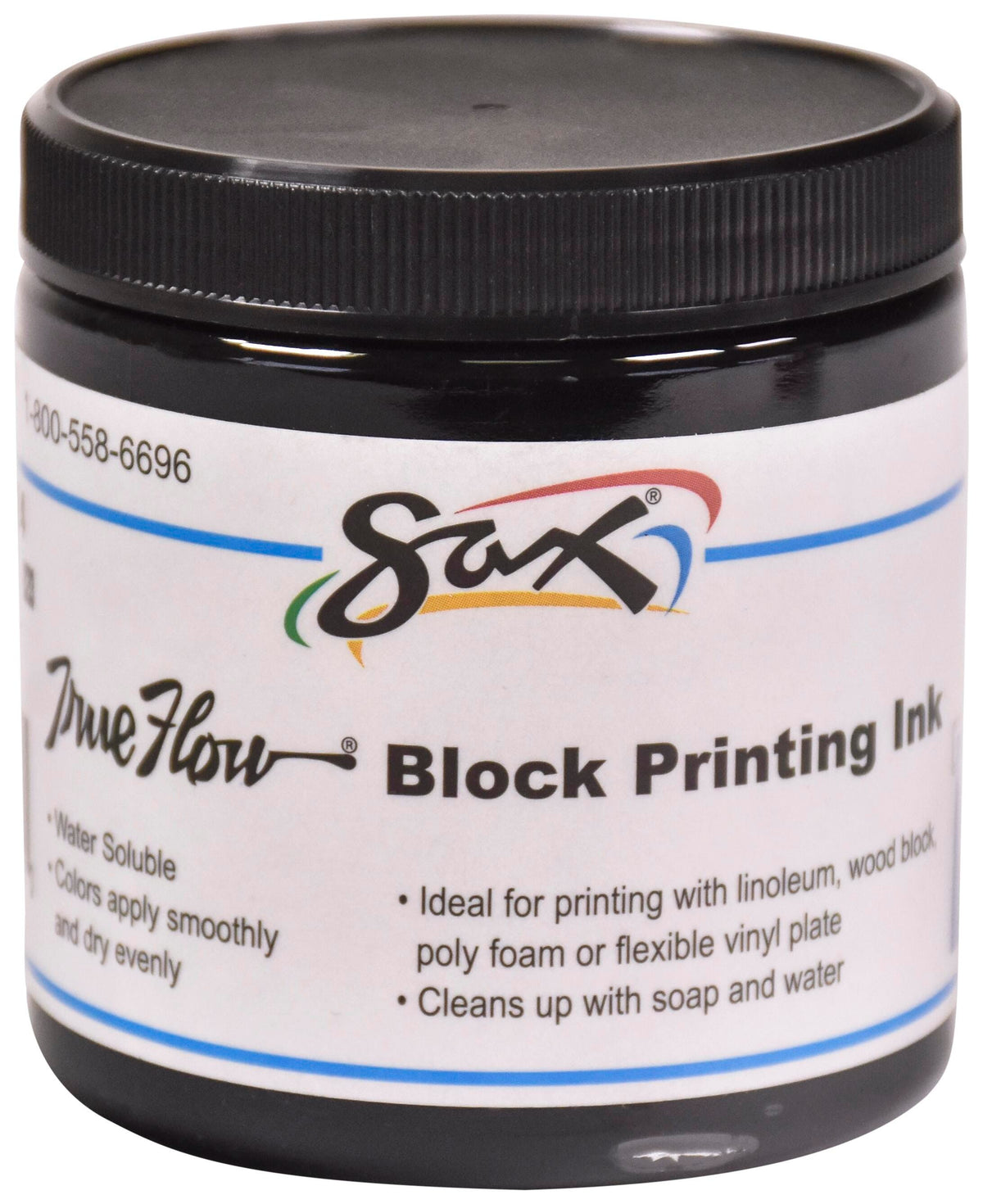 INK BLOCK PRINTING SAX 8 OZ BLACK