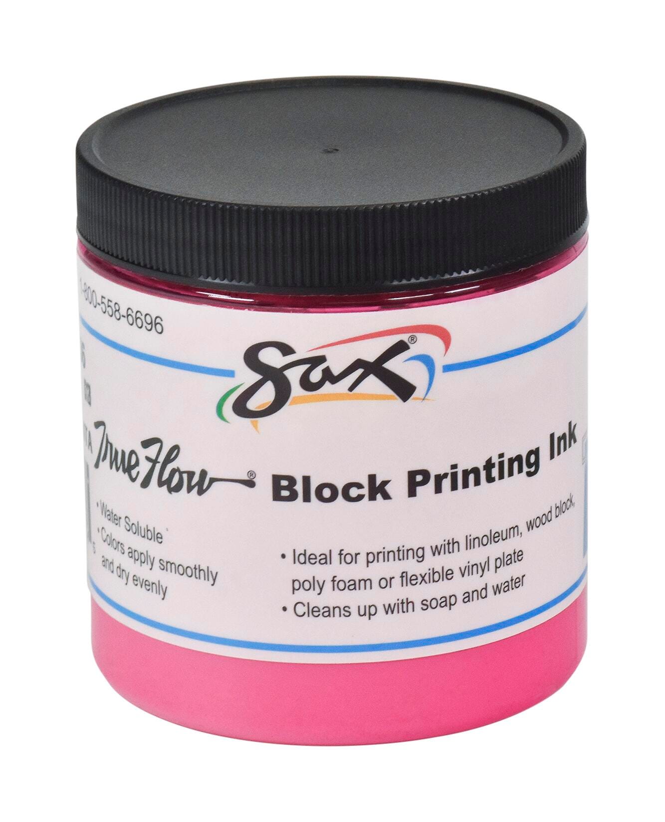 INK BLOCK PRINTING SAX 8 OZ JAR MAGENTA