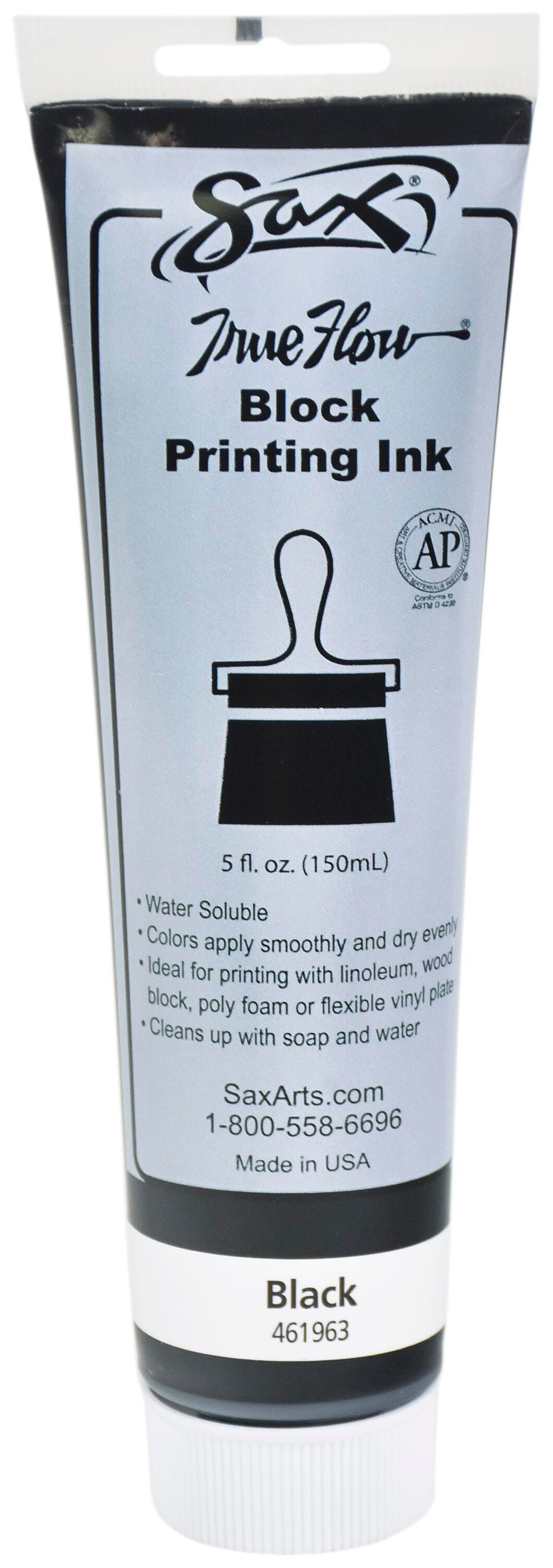 INK BLOCK PRINTING SAX 5 OZ BLACK