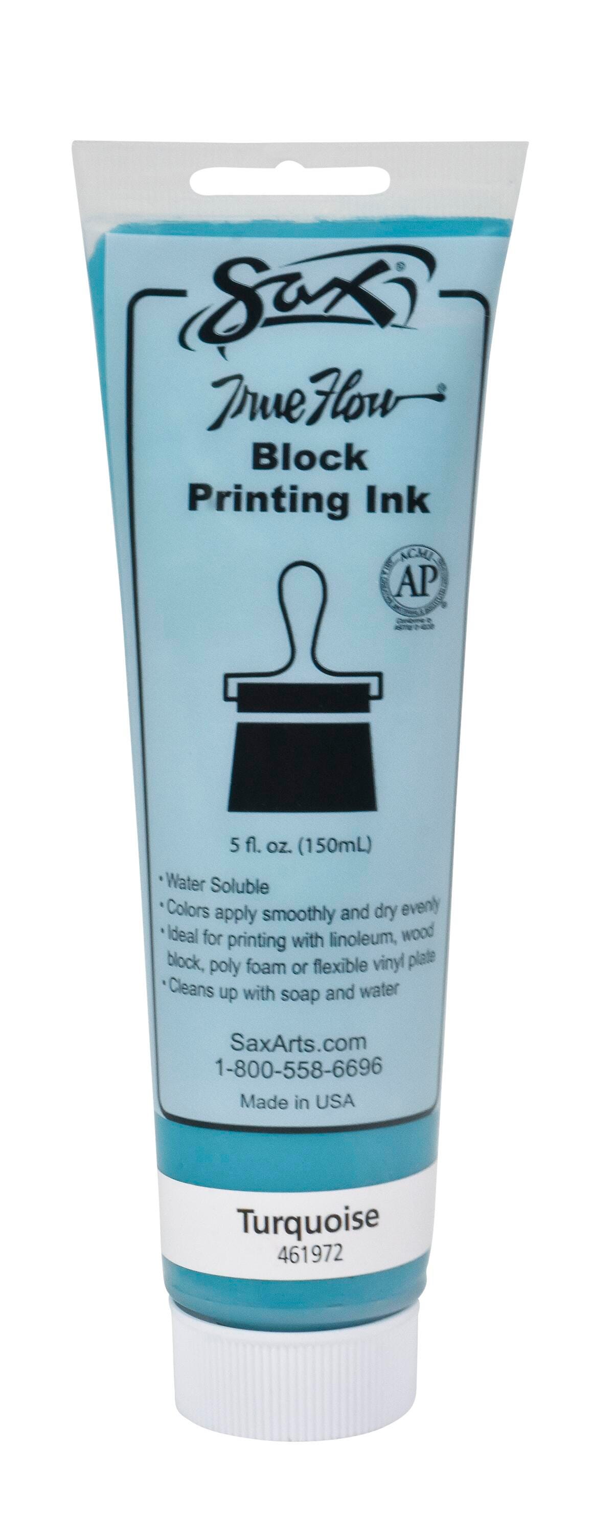 INK BLOCK PRINTING SAX 5 OZ TURQUOISE