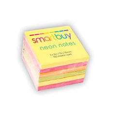 Sb Note Repos 76X76Mm Neon Pk6