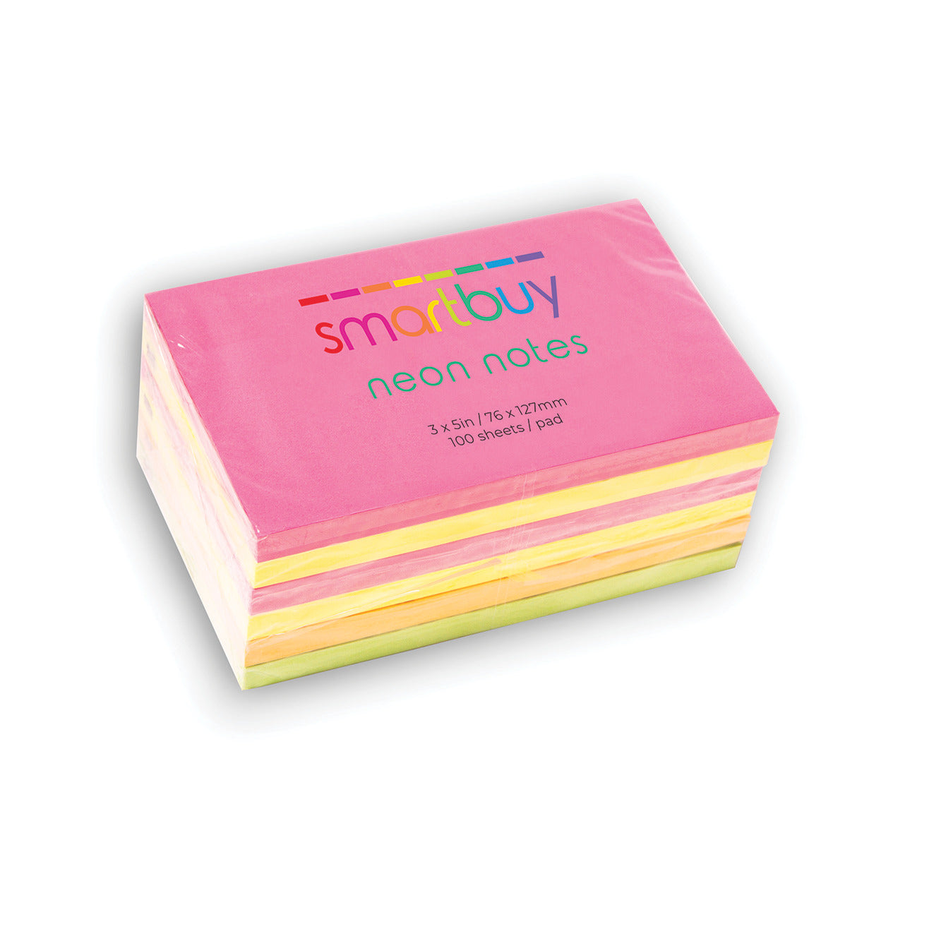 Sb Note Repos 76X127Mm Neon Pk6