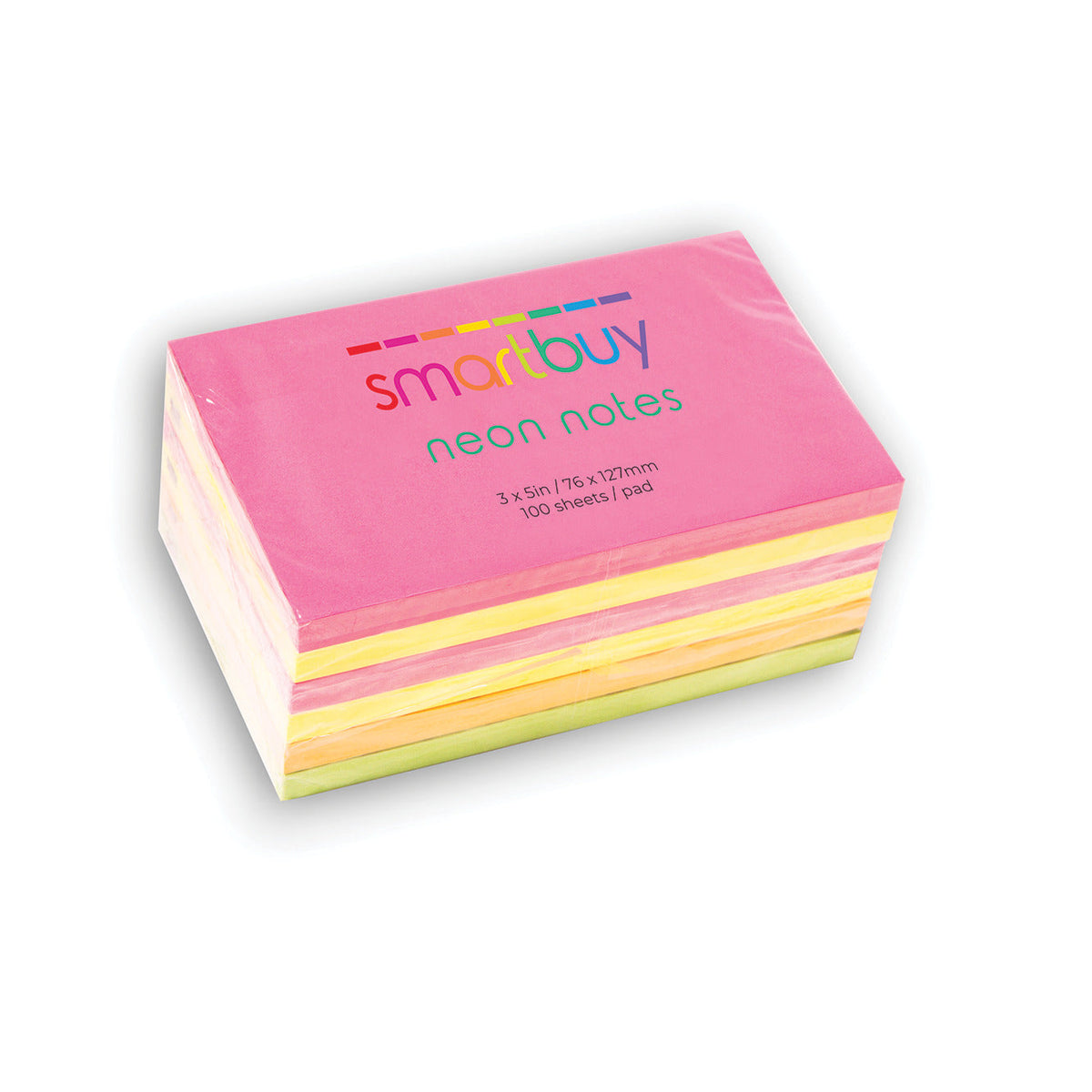 Sb Note Repos 76X127Mm Neon Pk6