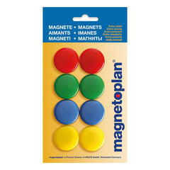 Magnetoplan-Signal Magnet - 30 mm (Pack of 8) - Assorted Color