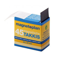 Magnetoplan-Takkis in Dispenser size :- 30x20mm - Roll with 45 Takkis