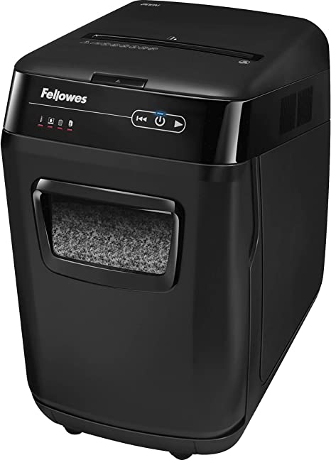 Fellowes Autofeed Micro Cut Shredder Machine Model AUTOMAX 200M
