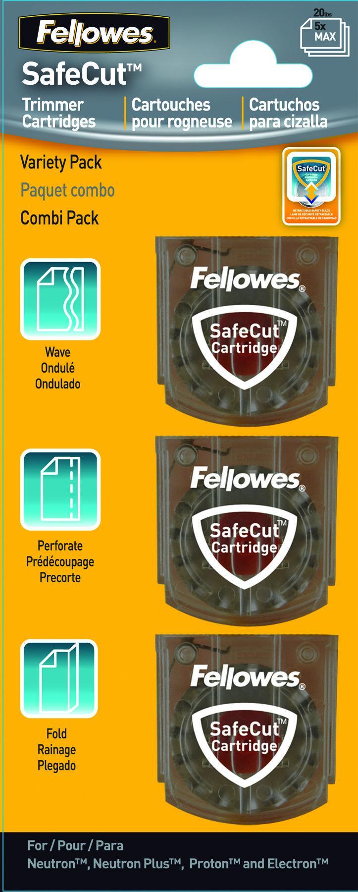 Fellowes Blades & Strips SAFECUT REPLACEMENT BLADES - 3 Styles