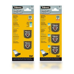 Fellowes Blades & Strips SAFECUT REPLACEMENT BLADES- Straight (2nos)