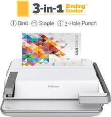 Fellowes 3 in 1 Comb Binding Machine Model - Lyra (New Model)