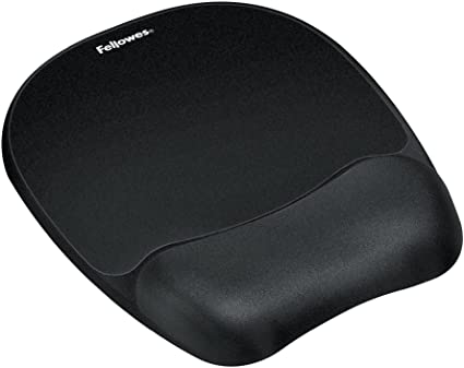 FELLOWES MEMORY FOAM MOUE WRIST SUPPORT - BLACK