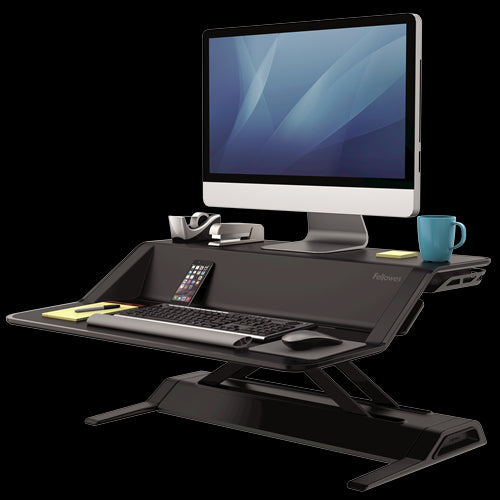 FELLOWES LOTUS SIT & STAND WORKSTATION- BLACK