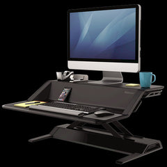 FELLOWES LOTUS SIT & STAND WORKSTATION- BLACK