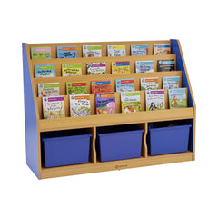 Profile, MILAN TIERED BOOKCASE - 3 BLUE TRAYS