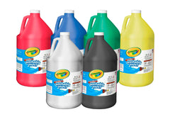 PAINT TEMPERA WASH CRAYOLA ASST GALLON SET OF 6