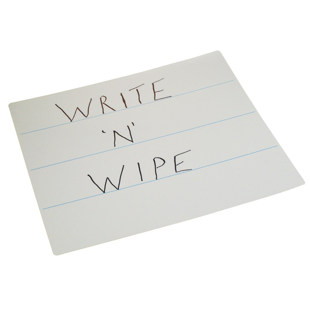 Write\'N\'Wipe Boards Pack 30- Lined