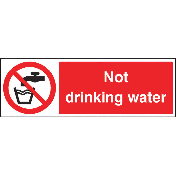 Sign Do Not Drink/Sym S/A 300X100Mm