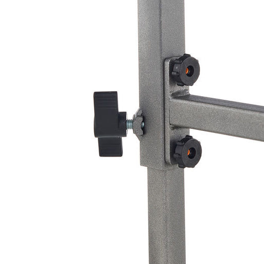 Height adjustable mobile stand for diatonic Studio 49 instruments