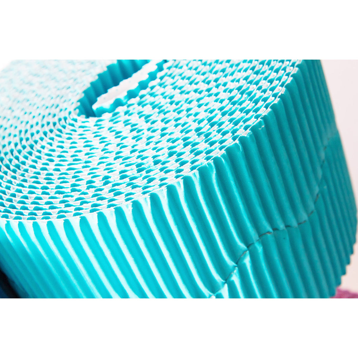 Scalloped Corr.Roll 15M Azure Blue