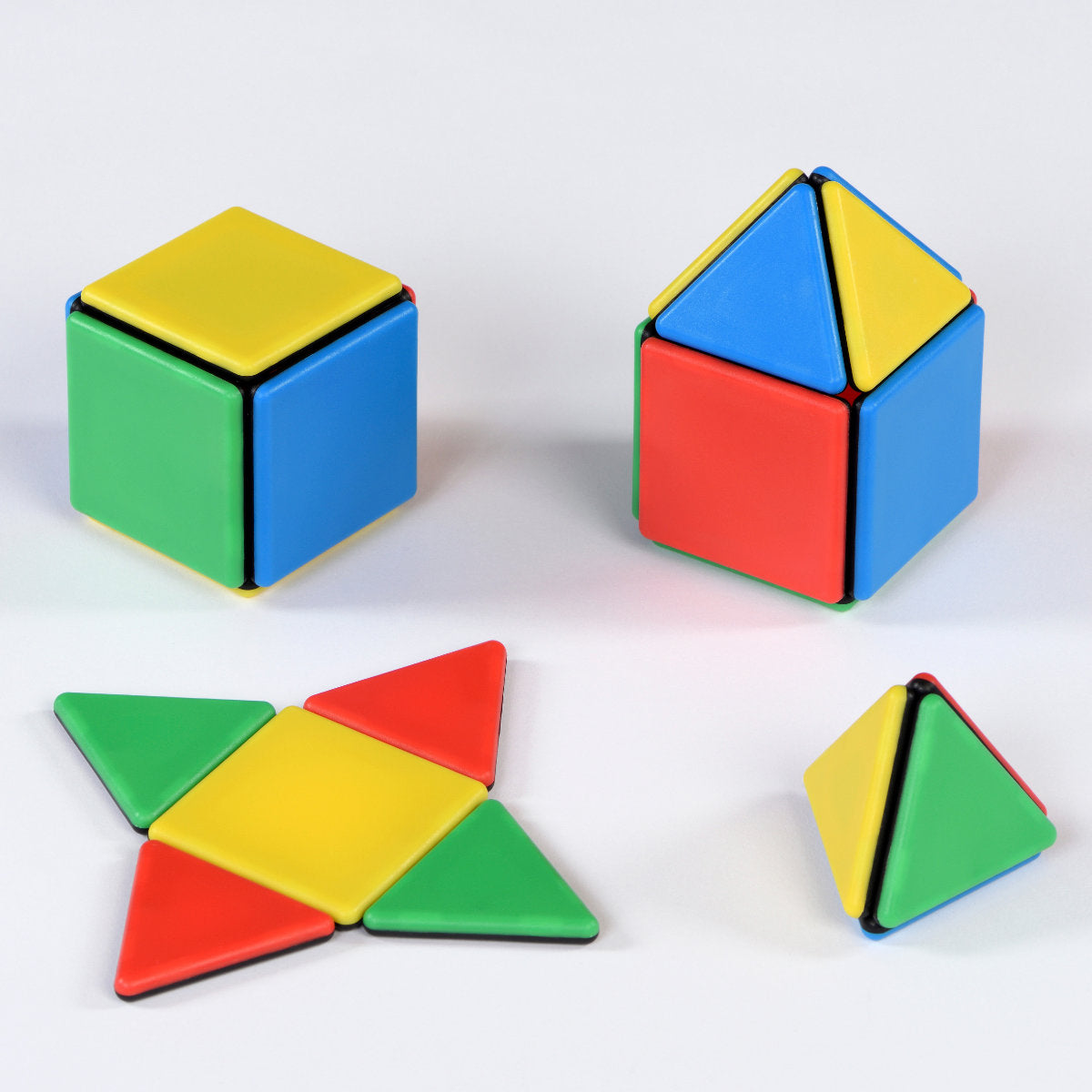 Solid magnetic Polydron Starter Set