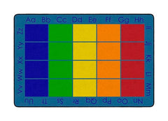 CHILDCRAFT - CARPETS - ALPHABET SQUARES - RECTANGLE - 6 FT X 9 FT - SPECIFY NUMBER OF SEATS - SPECIFY COLOR