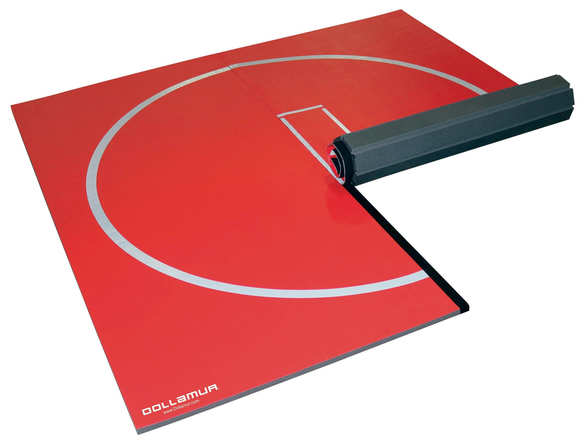 DOLLAMUR - HOME PRACTICE WRESTLING MAT - FLEXI-CONNECT WITH CIRCLE AND STARTING MARKS - SPECIFY COLOR