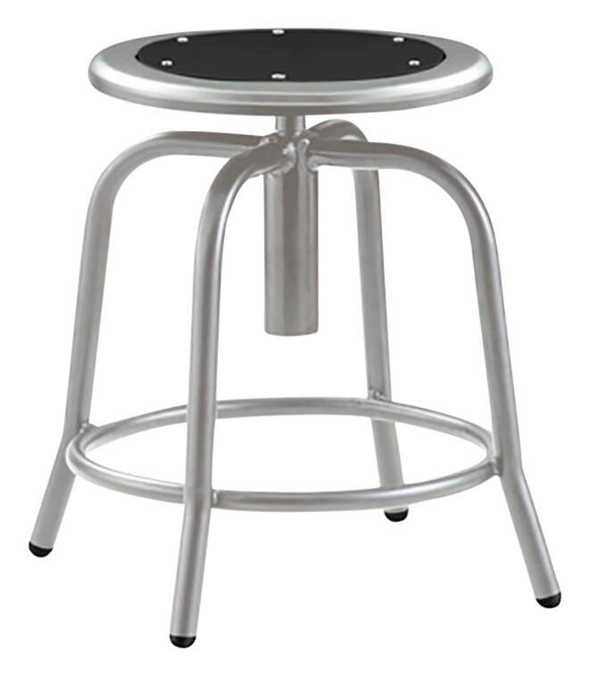 STOOL - NPS - DESIGNER SERIES - METALLIC GRAY FRAME - SPECIFY SEAT COLOR