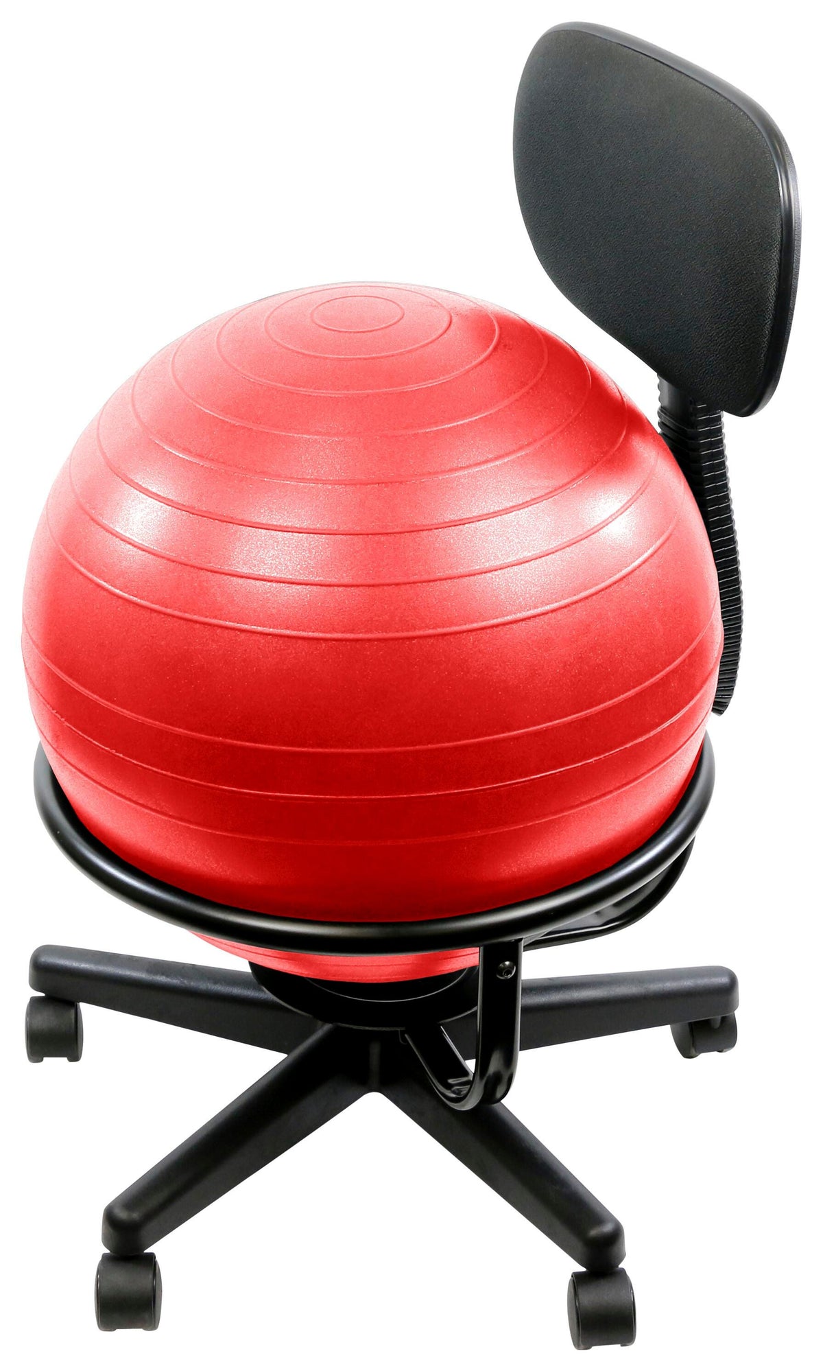 FABRICATION ENTERPRISES INC - CANDO BALL CHAIR WITH BACK - NO ARMS - METAL - 22 IN - SPECIFY SEAT COLOR