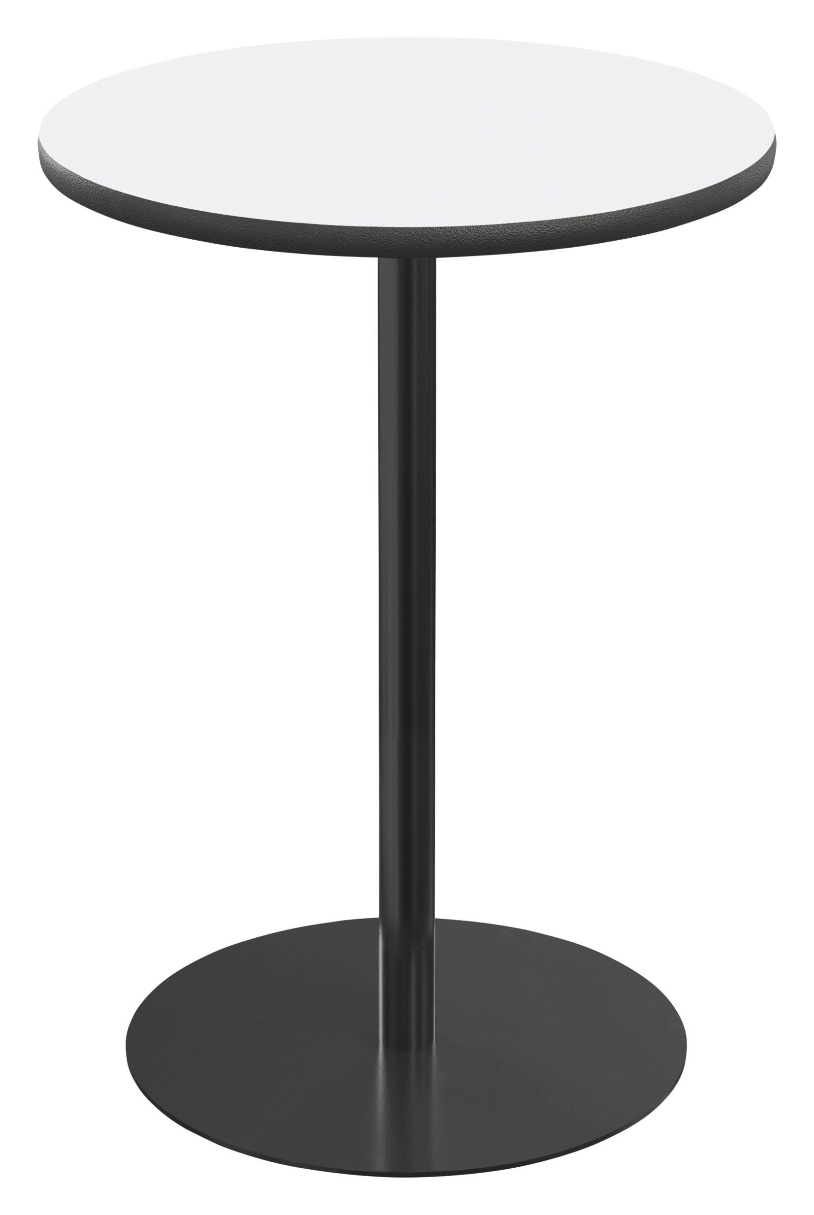 CAFETERIA TABLE - CLASSROOM SELECT - CAFE/BISTRO - ROUND - 34 W X 34 D IN - 42 INCH - MARKERBOARD - SPECIFY TOP COLOR - T-MOLD - SPECIFY EDGE COLOR - ROUND - SPECIFY FRAME COLOR