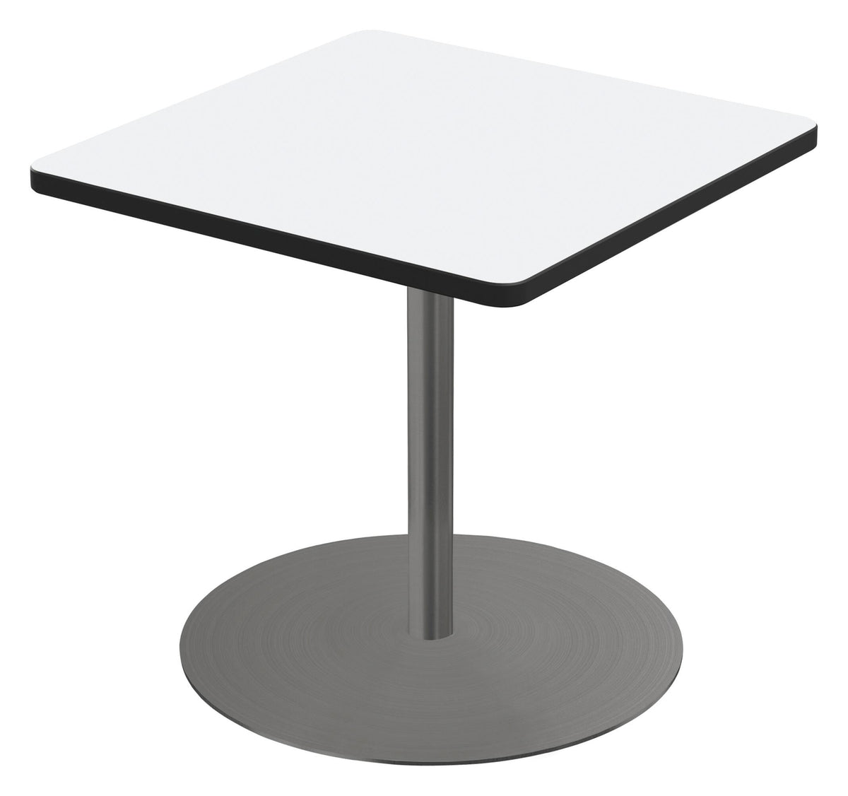 CAFETERIA TABLE - CLASSROOM SELECT - CAFE/BISTRO - SQUARE - 34 W X 34 D IN - 29 INCH - MARKERBOARD - SPECIFY TOP COLOR - LOCKEDGE - SPECIFY EDGE COLOR - ROUND - SPECIFY FRAME COLOR