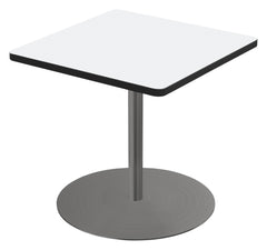 CAFETERIA TABLE - CLASSROOM SELECT - CAFE/BISTRO - SQUARE - 30 W X 30 D IN - 29 INCH - MARKERBOARD - SPECIFY TOP COLOR - LOCKEDGE - SPECIFY EDGE COLOR - ROUND - SPECIFY FRAME COLOR