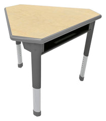 DESK - CLASSROOM SELECT - CONCORD - GEM - 34 W X 30 D - LAMINATE - LOCKEDGE - SPECIFY TOP COLOR - SPECIFY EDGE COLOR - BOOKBOX