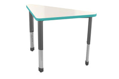 DESK - CLASSROOM SELECT - CONCORD - TRIANGLE - 41 W X 23-1/2 D - LAMINATE - T-MOLD - SPECIFY TOP COLOR - SPECIFY EDGE COLOR - NONE