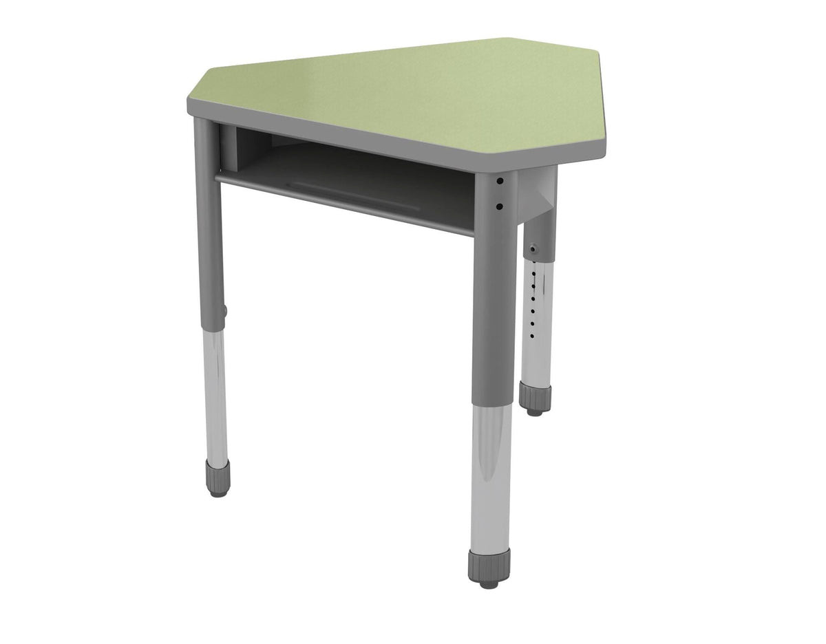 DESK - CLASSROOM SELECT - CONCORD - MINIGEM - 30.5 W X 27 D - LAMINATE - T-MOLD - SPECIFY TOP COLOR - SPECIFY EDGE COLOR - BOOKBOX