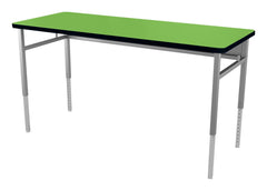 DESK - CLASSROOM SELECT - ADVOCATE SERIES DESK - 4-LEG TWO STUDENT - 72 W X 24 D IN - LAMINATE - LOCKEDGE - SPECIFY TOP COLOR - SPECIFY EDGE COLOR - NONE
