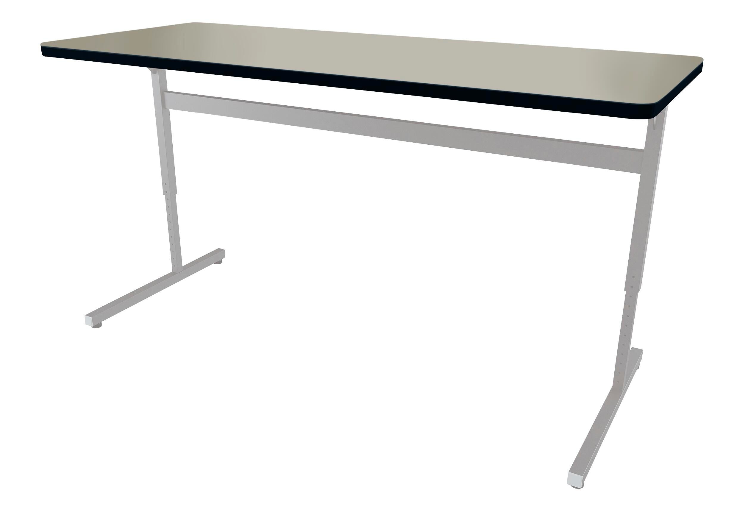 DESK - CLASSROOM SELECT - ADVOCATE SERIES DESK - PEDESTAL LEG TWO STUDENT - 72 W X 24 D IN - LAMINATE - LOCKEDGE - SPECIFY TOP COLOR - SPECIFY EDGE COLOR - NONE