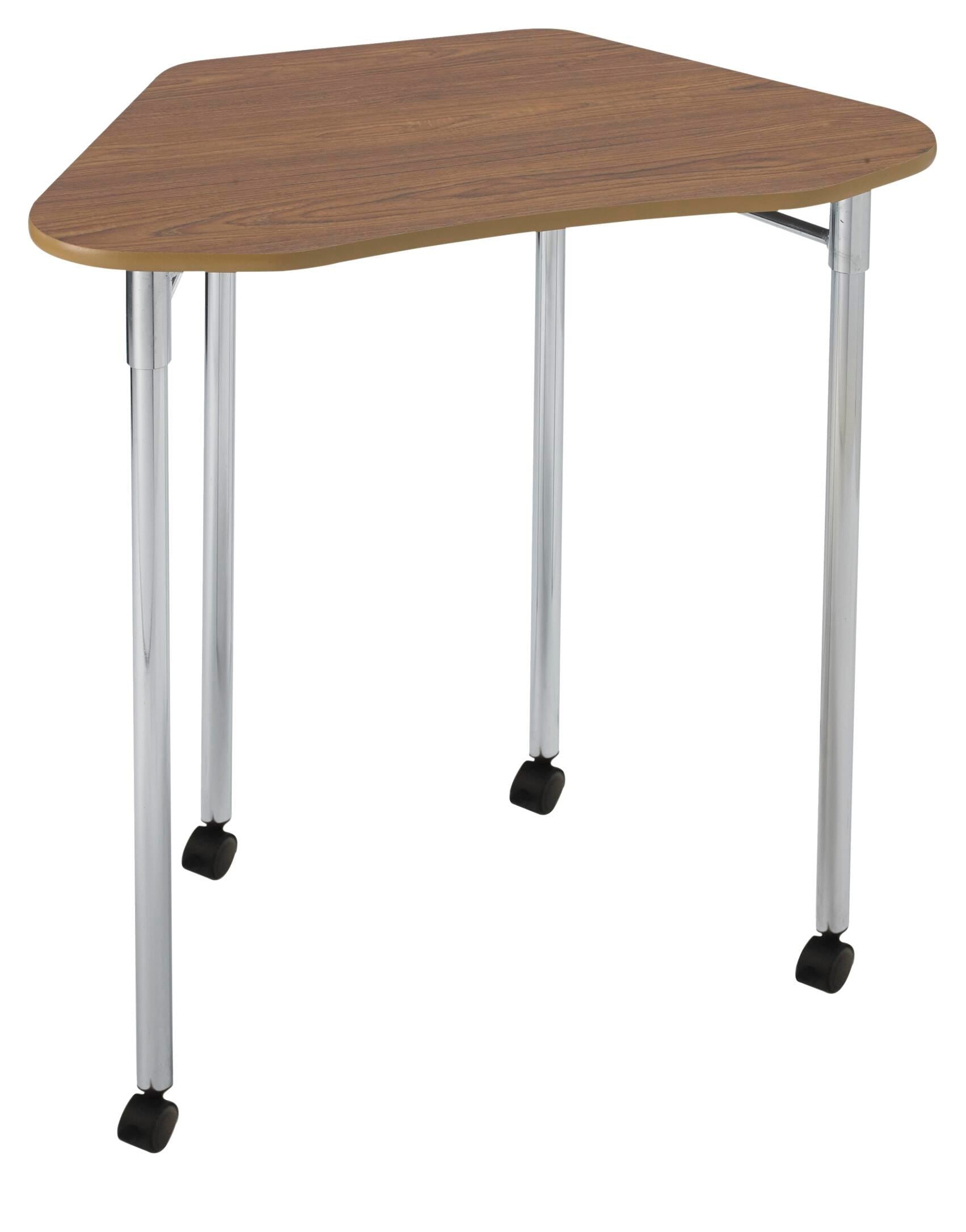 DESK - CLASSROOM SELECT - CONTEMPORARY COLLABORATION - HEXAGON 33 W X 21 D - 30 INCH FIXED HEIGHT - HARD PLASTIC - NONE - SPECIFY TOP COLOR - NONE - CASTER