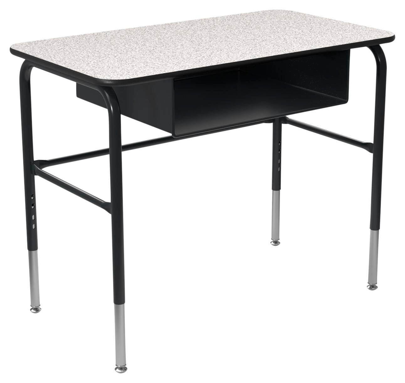DESK - CLASSROOM SELECT - ROYAL SEATING 1600 OPEN FRONT DESK - 20 X 36 IN - HARD PLASTIC - SPECIFY TOP COLOR - NONE - METAL BOOKBOX