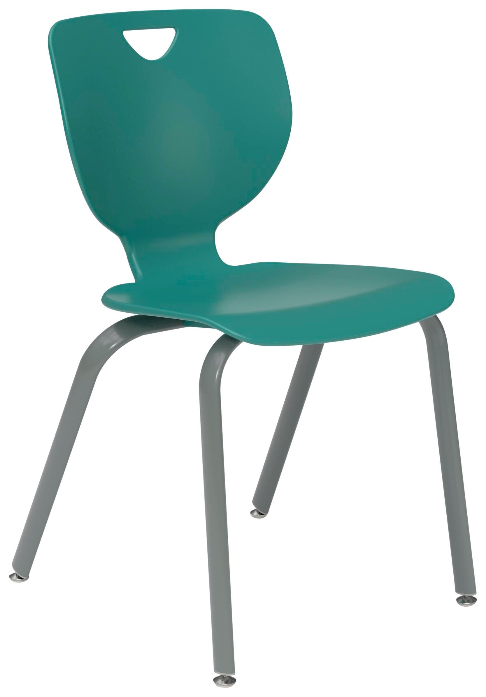 CHAIR - CLASSROOM SELECT - INSPO 4-LEG CHAIR - 16 IN - SPECIFY SEAT AND BACK COLOR - ELLIPTICAL - SPECIFY FRAME COLOR - GLIDE - SPECIFY GLIDE TYPE - POWDERCOAT