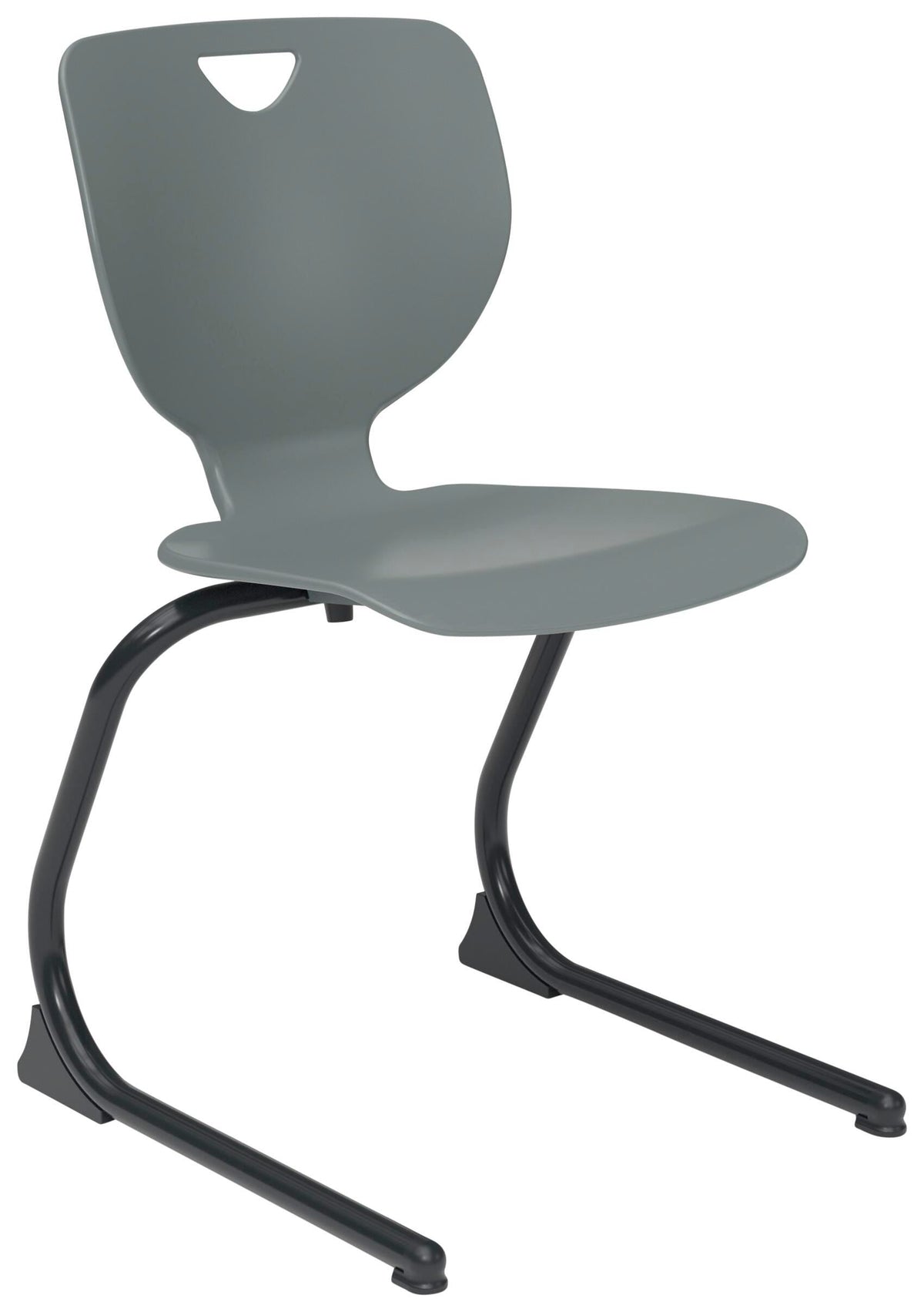 CHAIR - CLASSROOM SELECT - INSPO CANTILEVER CHAIR - 14 IN - SPECIFY SEAT AND BACK COLOR - ROUND - SPECIFY FRAME COLOR - SPECIFY GLIDE/CASTER TYPE - POWDERCOAT
