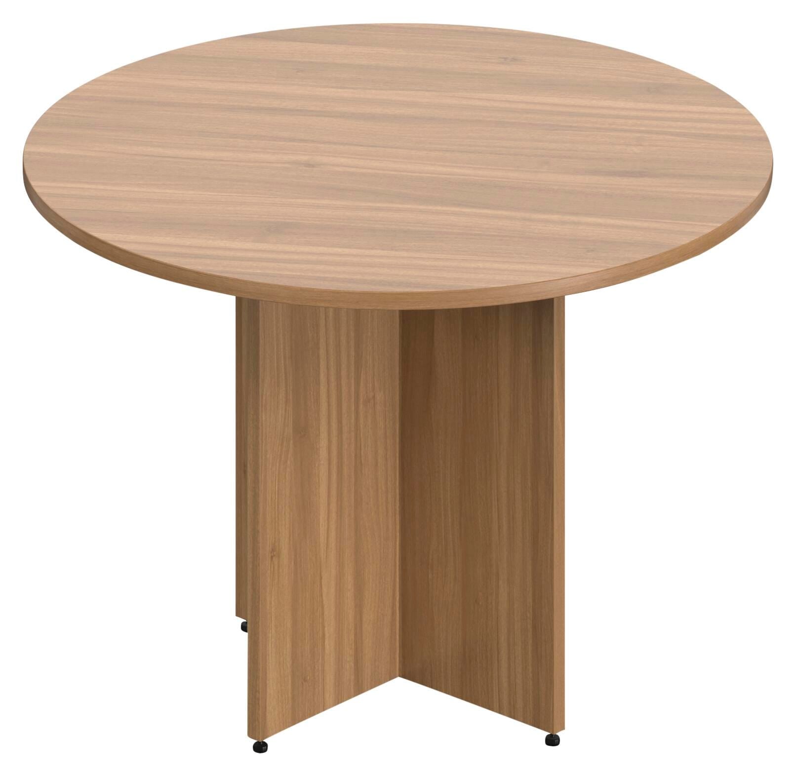 GLOBAL - OFFICES TO GO - ROUND CONFERENCE TABLE WITH CROSS BASE - 42 DIA X 29-1/2 H IN - SPECIFY COLOR