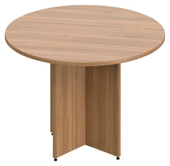 GLOBAL - OFFICES TO GO - ROUND CONFERENCE TABLE WITH CROSS BASE - 42 DIA X 29-1/2 H IN - SPECIFY COLOR