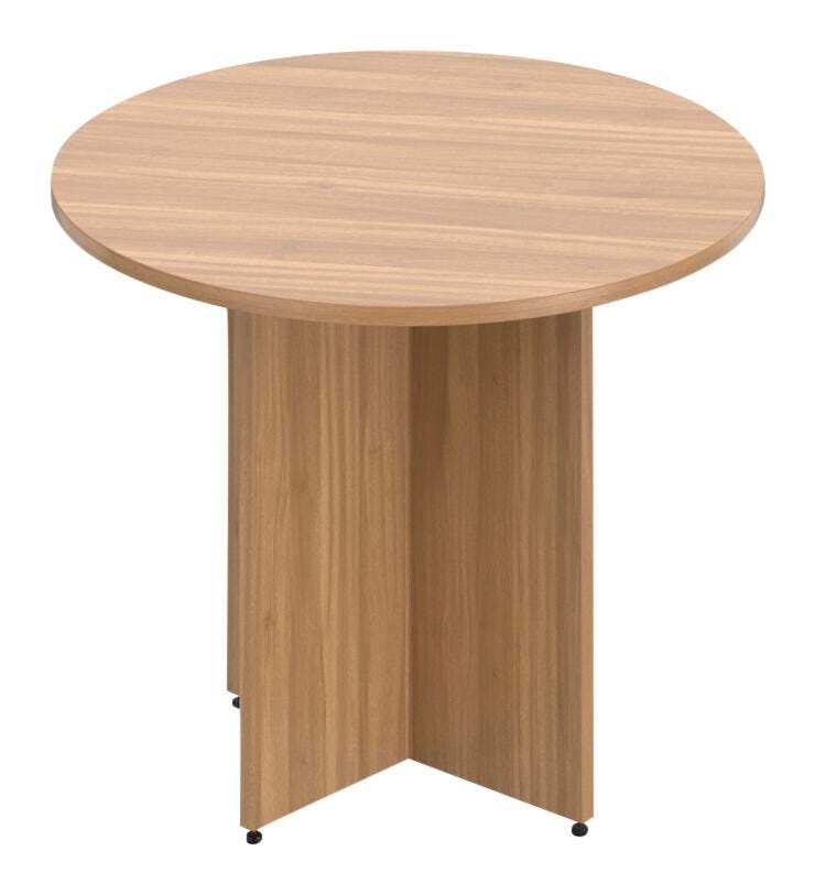 GLOBAL - OFFICES TO GO - ROUND CONFERENCE TABLE WITH CROSS BASE - 36 DIA X 29-1/2 H IN - SPECIFY COLOR