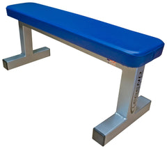 LEGEND FITNESS - UTILITY FLAT BENCH WITH LOGO - 46 IN X 17 IN X 19 IN - SPECIFY FRAME COLOR - SPECIFY PAD COLOR - SPECIFY EMBROIDERED WRAP