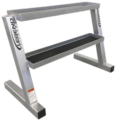 LEGEND FITNESS - TWO TIER KETTLEBELL SHORT RACK - 46 IN X 24 IN X 33 IN - SPECIFY FRAME COLOR