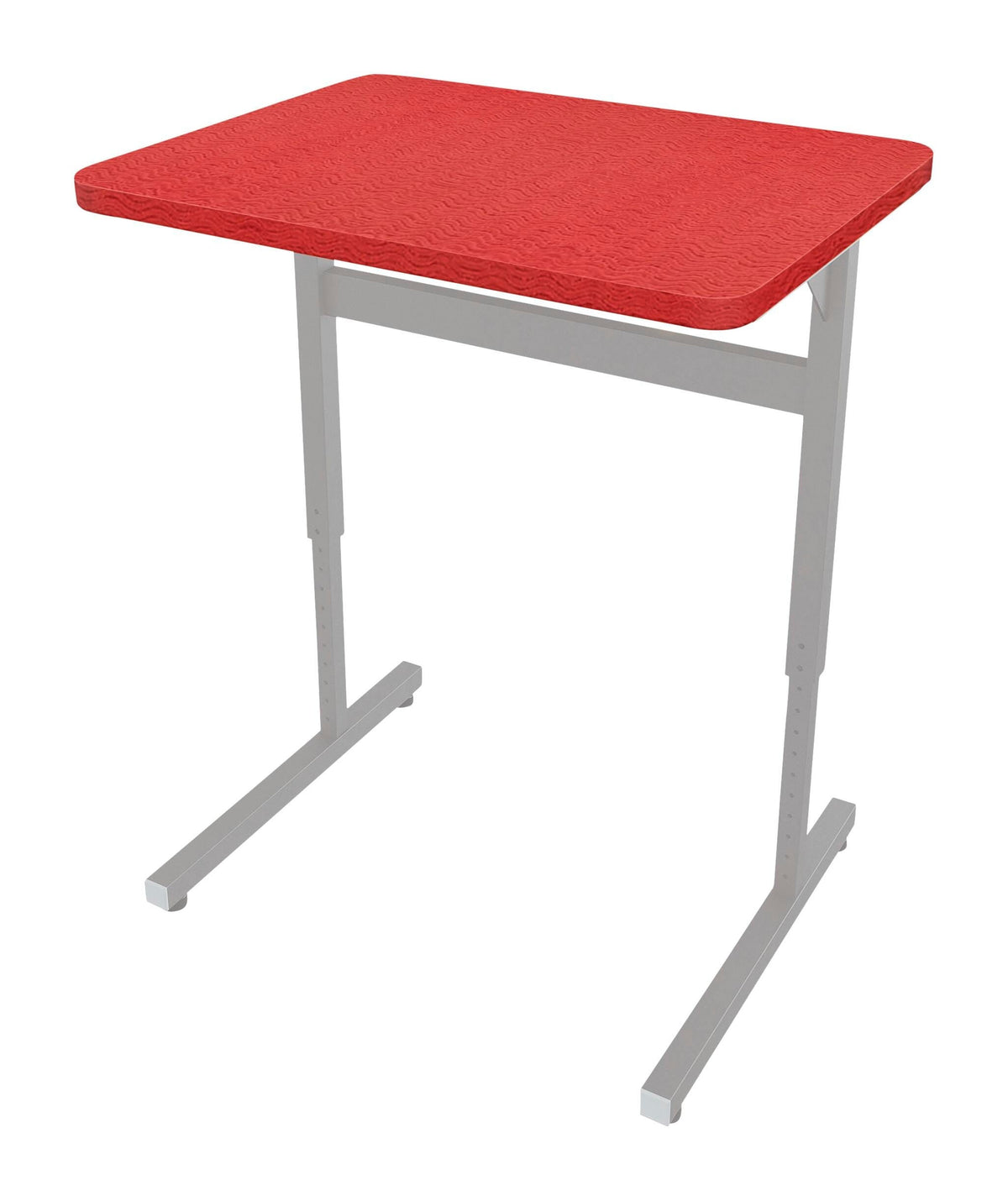 DESK - CLASSROOM SELECT - ADVOCATE SERIES DESK - PEDESTAL LEG STANDING HEIGHT SINGLE STUDENT - 26 W X 20 D - HARD PLASTIC - NONE - SPECIFY TOP COLOR - NONE