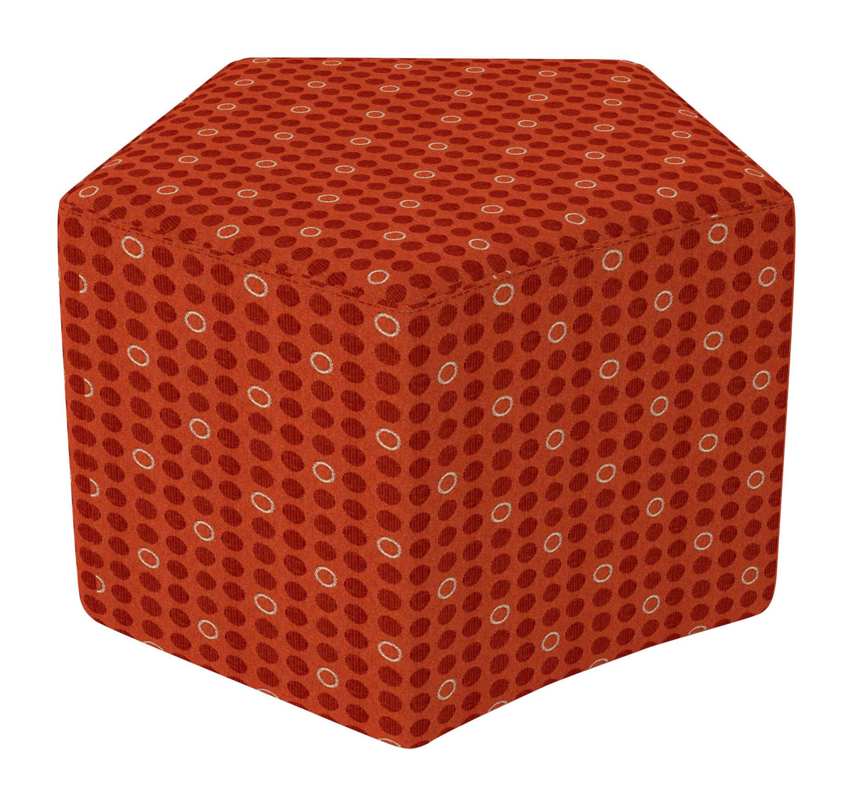 CLASSROOM SELECT - NEOLOUNGE - PENTAGON OTTOMAN - SINGLE - SPECIFY SIDE COLOR