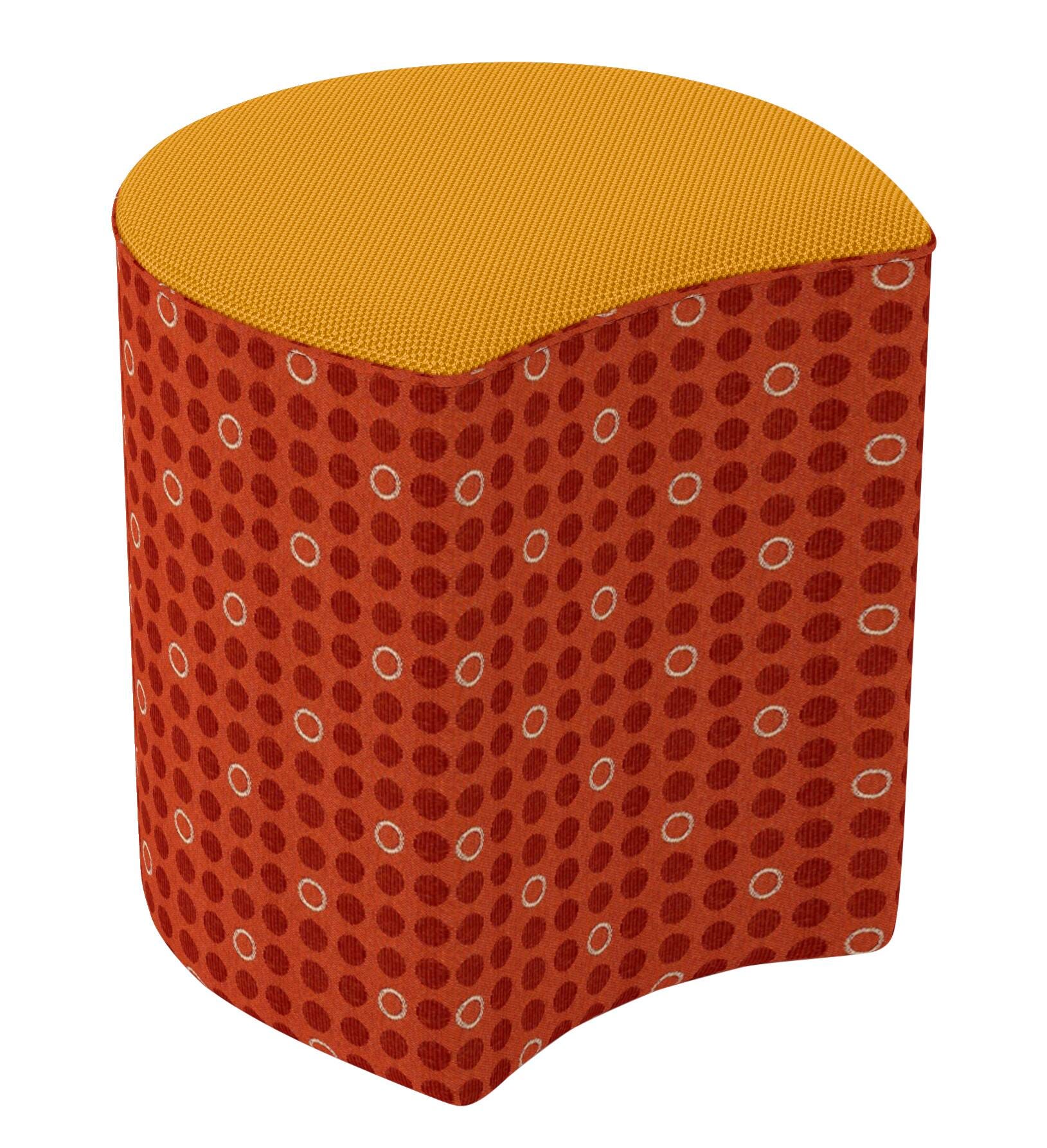 CLASSROOM SELECT - NEOLOUNGE CRESCENT OTTOMAN - SPECIFY SEAT COLOR - DUAL - SPECIFY SIDE COLOR