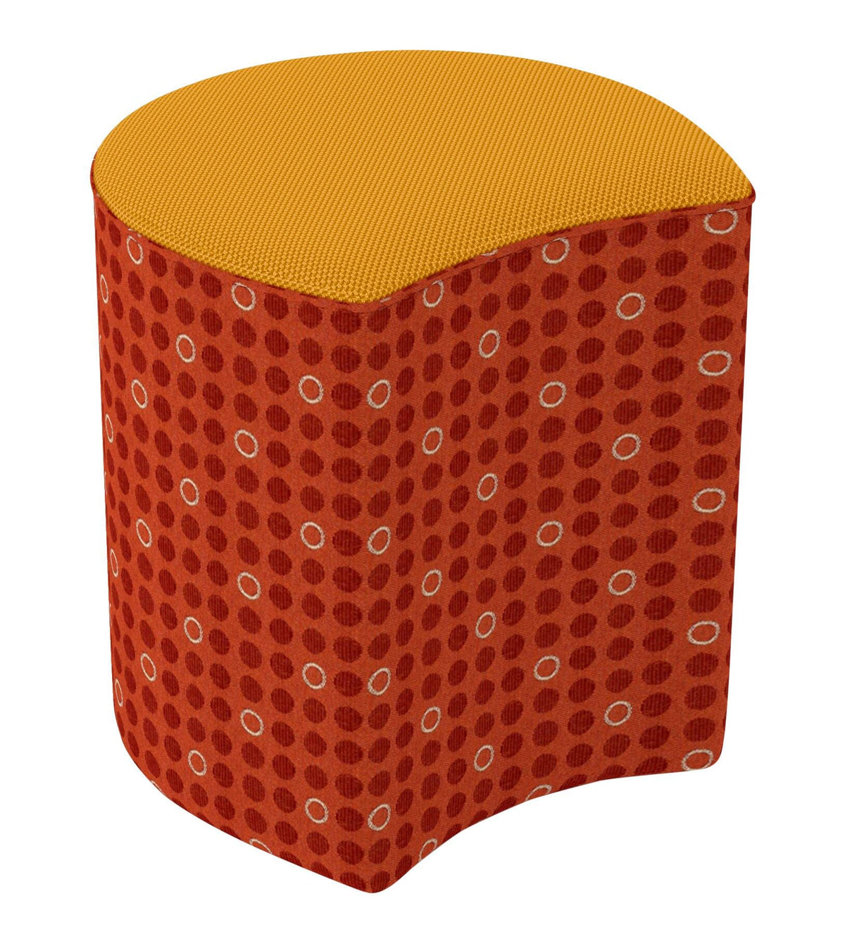 CLASSROOM SELECT - NEOLOUNGE CRESCENT OTTOMAN - SPECIFY SEAT COLOR - DUAL - SPECIFY SIDE COLOR